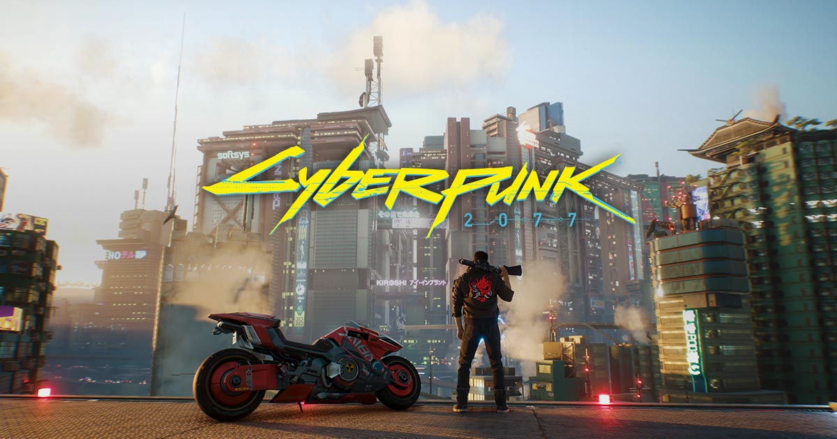Cenários detalhados de Night City em Cyberpunk 2077